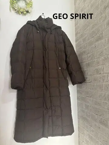GEO SPIRIT 이탈리아제 다운 90% 롱 코트