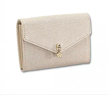 MARY QUANT 라메필름 카드 케이스 골드 계열