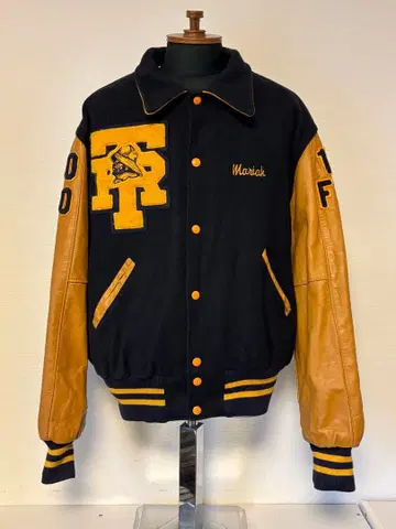 휴잇/빈티지/바시티 자켓/구제 의류/멜톤/가죽/미국제/자켓