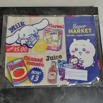 치이카와 산리오 캐릭터즈 쇼핑 토트백