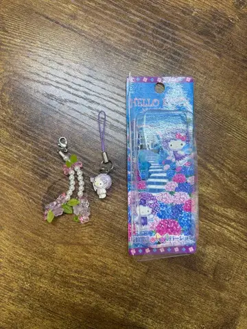 Sanrio 고토치 키티 나가사키 수국 스트랩