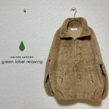 [ 새상품급 ] GLR 하프 지퍼 플리스 베이지 F 사이즈