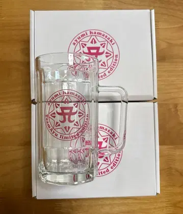 하마사키 아유미 TA 한정판 스크래치 TA 특제 맥주 머그잔