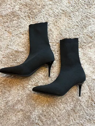 니트 부츠 블랙 37