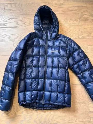 플라즈마 1000 알파인 다운 후드티 네이비 L