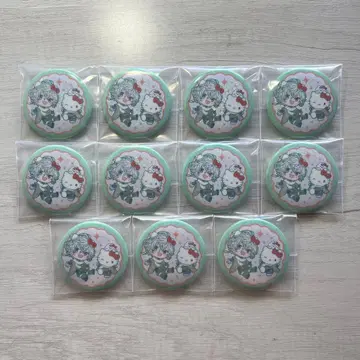 니지산지 Dytica 산리오 캔뱃지 SD 무라쿠모 카게츠 11점