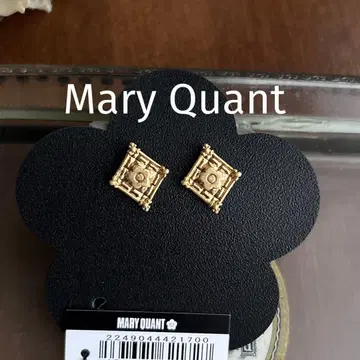 새상품 마리콴트 빈티지 스타일 론버스 귀걸이