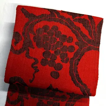 나고야 오비  포도 당초 무늬 기모노 122tz