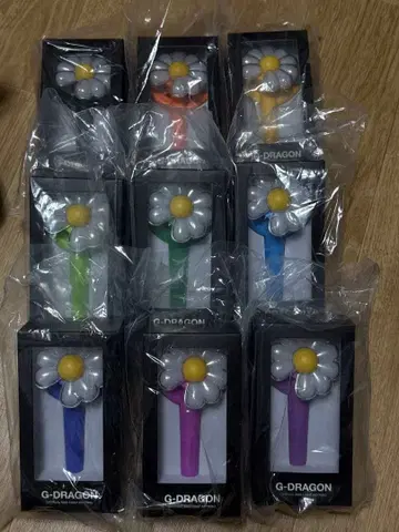 G-DRAGON Ubermensch 공식 미니 응원봉 키링 9개 세트