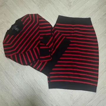마크 바이 마크 제이콥스 보더 무늬 셋업 XS 미사용