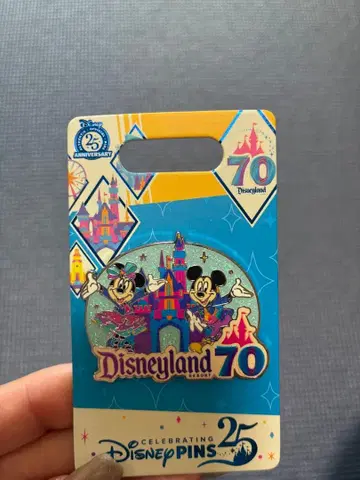 캘리포니아 디즈니 한정판 Disneyland 70주년 기념 핀