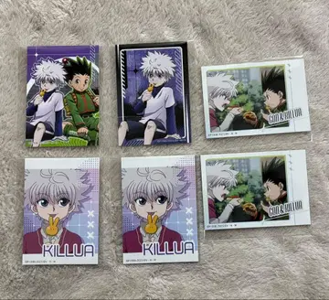 헌터헌터 점프샵 한정판 미니 브로마이드 키루아 6세트