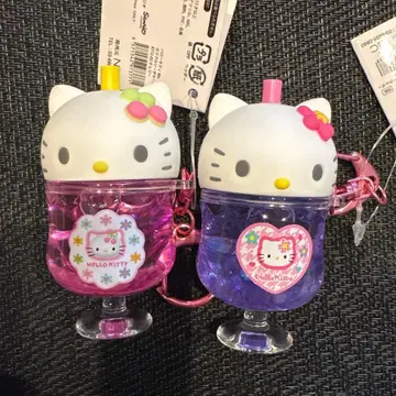 헬로키티 컬러풀 소다 키링 2개 세트