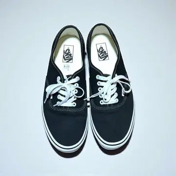 미사용급 Vans Authentic 스웨이드 블랙 29cm