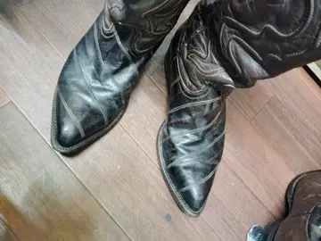 WILD WEST 블랙 웨스턴 부츠