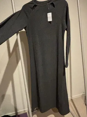 새상품 컷 아웃 리브 원피스 PJ