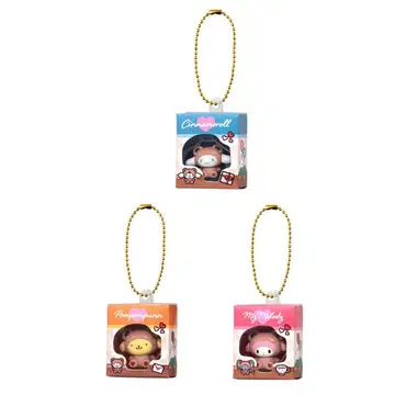 산리오 캐릭터즈 미니어처 패키지 컬렉션 3종 세트