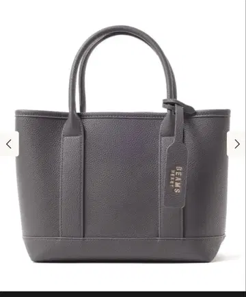 BEAMS 파티션 토트백 차콜 그레이