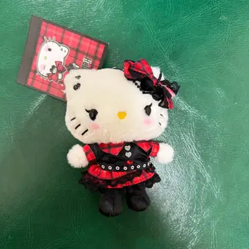 산리오 키티 키티 마스코트 Sweet Rock 'n' Check