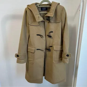 그린 라벨 릴랙싱 베이지 롱 기장 더플 코트