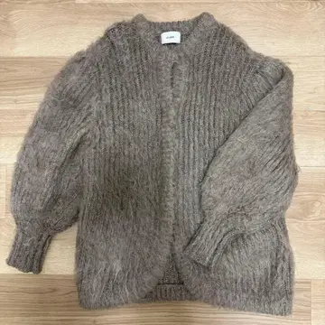CLANE COLOR MOHAIR SHAGGY CARDIGAN