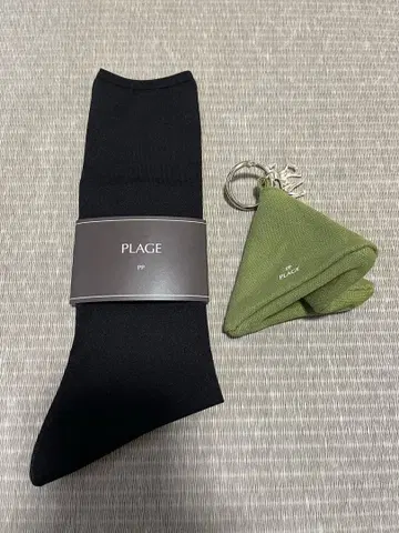 미사용 새상품 plage PP 2025 시어 삭스 참 파우치 2세트