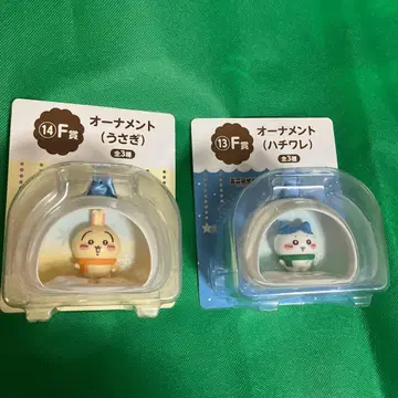 치이카와(먼작귀) 에니마이 복권 오너먼트 토끼와 하치와레 2개 세트