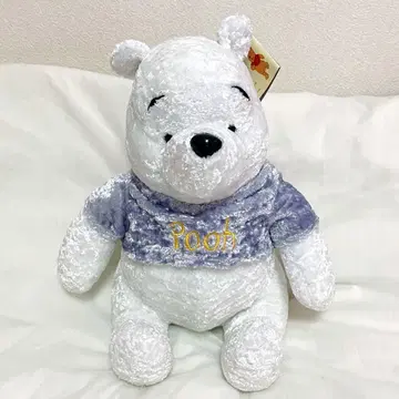 화이트 푸우 봉제 인형 Disney 헤이세이 레트로 화이트