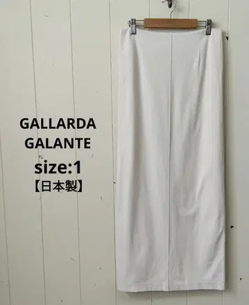 개럴개런트 스트레치 핀턱 타이트 스커트 1 화이트