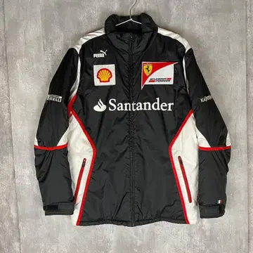 [ 레어 ] 페라리 푸마 팀 자켓 충전솜 블루종 jp M 상당