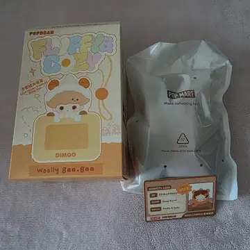 POPMART fluffy&cozy 카드 케이스 스컬 팬더