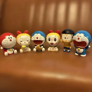 도라에몽 캐릭터 캡슐 가챠 6개