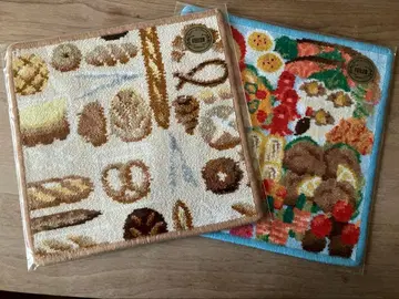 새상품 러브러리 바이 페이 손수건 베이커리 도시락 빵 오니기리