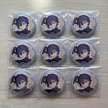 니지산지 Dytica 산리오 캔뱃지 등신 코야나기 로우 9개