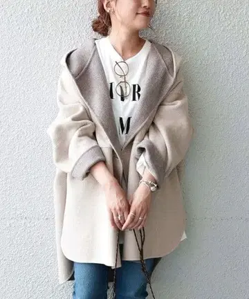 SHIPS any 리버 후데트 미디 코트