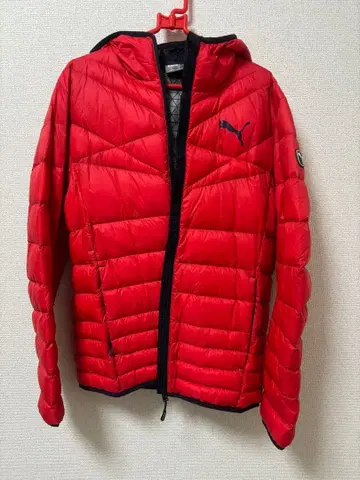 [ 새상품 ] PUMA 다운 자켓 44/46 (M) 빨간색