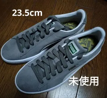 PUMA 스웨이드 클래식 스니커즈 23.5cm 그레이