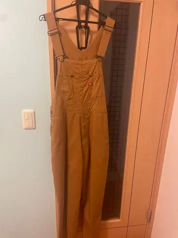 베이지 서스펜더 포함 오버롤