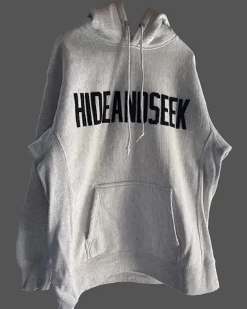 HideandSeek 그레이 후드티 L 사이즈