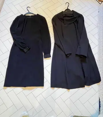 블랙 원피스 & 코트