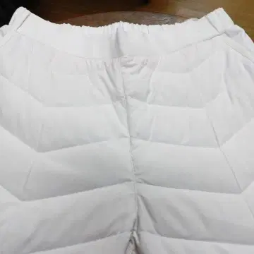 화이트 LL 다운 팬츠
