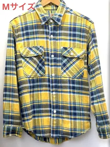 슈가케인 M 사이즈 SC25365 체크 헤비 플란넬 셔츠