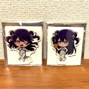 최애의 아이 뮤지엄 아크릴 스탠드 차이나복 호시노 아이 2점 세트