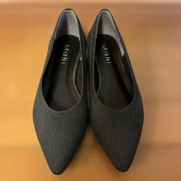 [ 새상품급 ] INDIVI 니트 플랫 펌프스 M 23.5cm