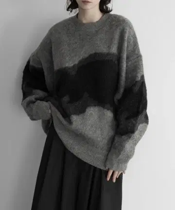 remer shadow gradation knit