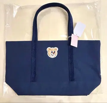 페이러 올드 테디 와펜 토트백 대 네이비 새상품 택 포함 L