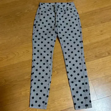 캘러웨이 여성용 골프 코튼 팬츠 그레이 블랙 도트 사이즈 0