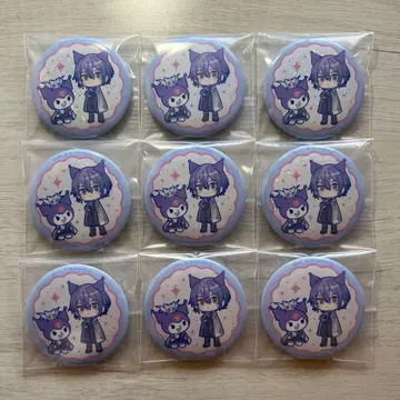 니지산지 Dytica 산리오 캔뱃지 코야나기 로우 SD 9점