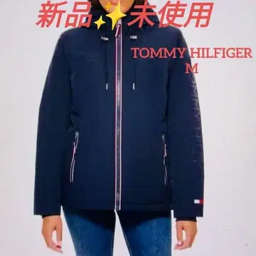 타미힐피거 후드 부착 네이비 자켓