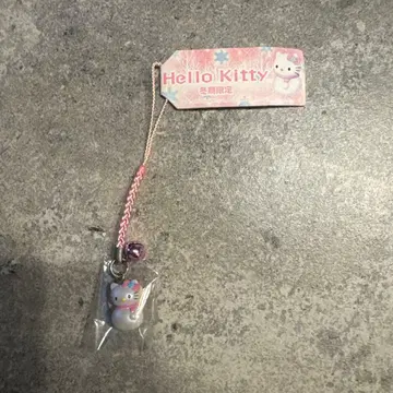 미사용 새상품 헬로키티 눈사람 달마 족쇄 스트랩 겨울 2005년제